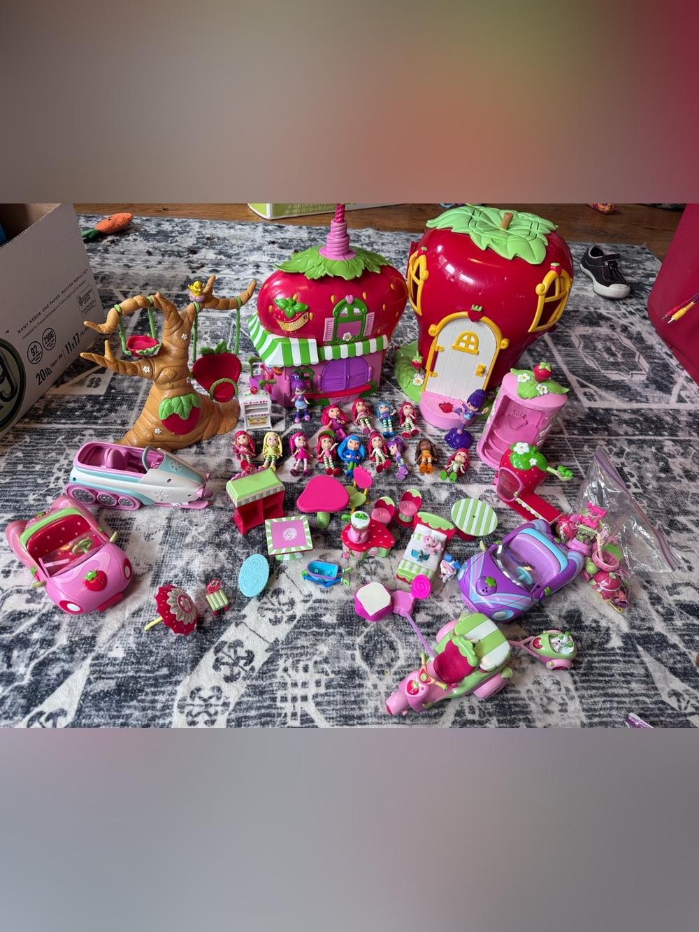 Massive vintage strawberry shortcake lot
